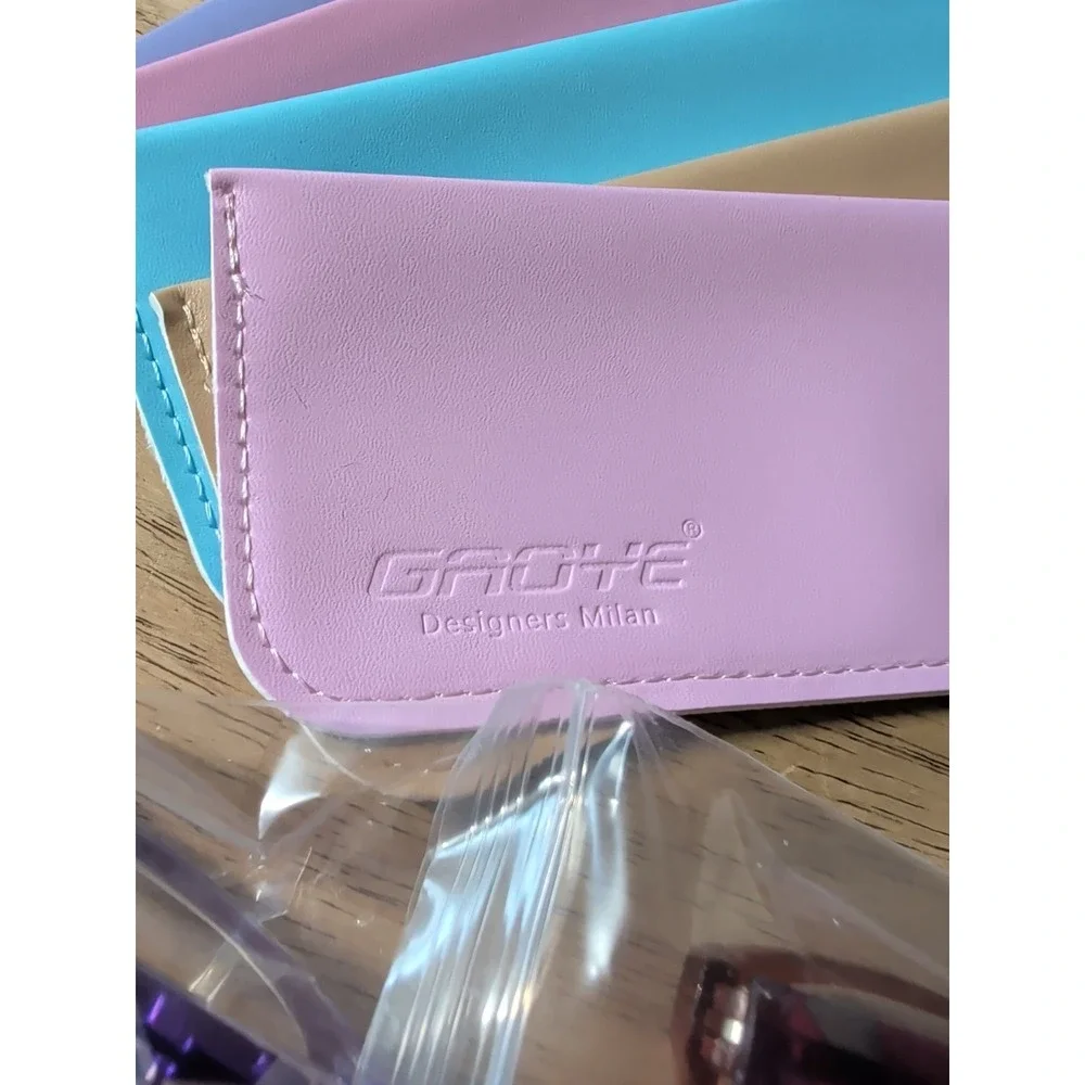 Ladies Reading Glasses 6 Pack Fashion Readers Eyeglasses Assorted &‎ Cases +3.50